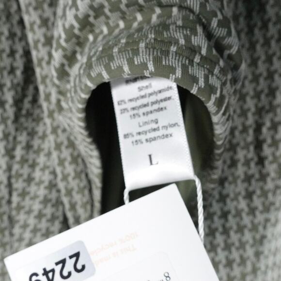 New Andie Swim Women’s Tulum One Swimsuit Seagrass Houndstooth Large $112 2249 - Picture 6 of 11